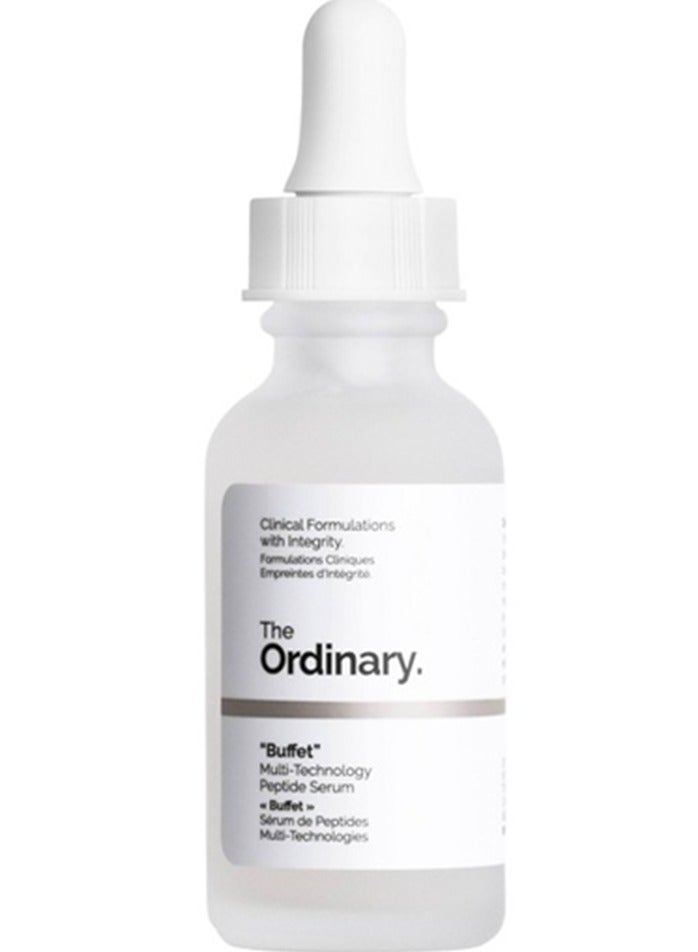 ذا اورديناري Buffet Peptide Serum - An Age-Supporting Peptide Serum That Does A Little Bit Of Everything For Your Skin 30ml 