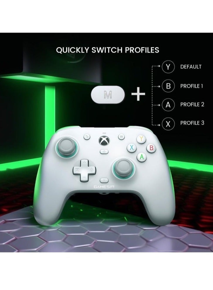 جيم سير وحدة تحكم سلكية G7 SE لجهاز Xbox Series X و Xbox Series S و Xbox One و Windows 10/11، جهاز تحكم ألعاب سهل الاستخدام مع عصي تحكم بتأثير هول/زناد هول، مقبس صوت 3.5 مم - Image 3