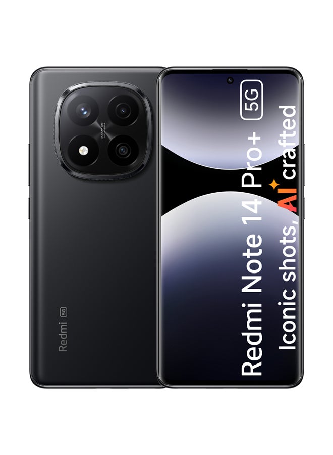 Xiaomi - Redmi Note 14 Pro+ 5G Dual SIM Midnight Black 12GB RAM 256GB  - Global Version - Image 1
