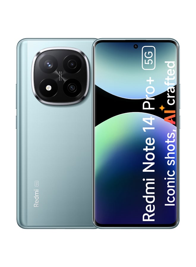 Xiaomi - Redmi Note 14 Pro+ 5G Dual SIM Frost Blue 12GB RAM 256GB - Global Version - Image 1