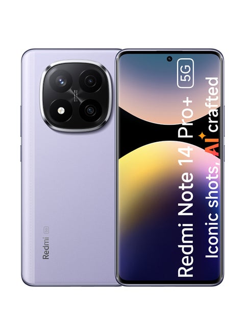Redmi Note 14 Pro+ 5G Dual SIM Lavender Purple 12GB RAM 256GB - Global Version