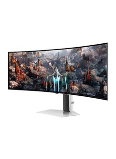 Samsung Odyssey OLED G9 G93SC 49" Gaming Monitor with Electrifying Speed 0.03ms GTG response time & 240Hz Refresh rate, Curved 49" screen, AMD FreeSync Premium Pro. (New Launch) - LS49CG934SMXUE Silver  - Image 2