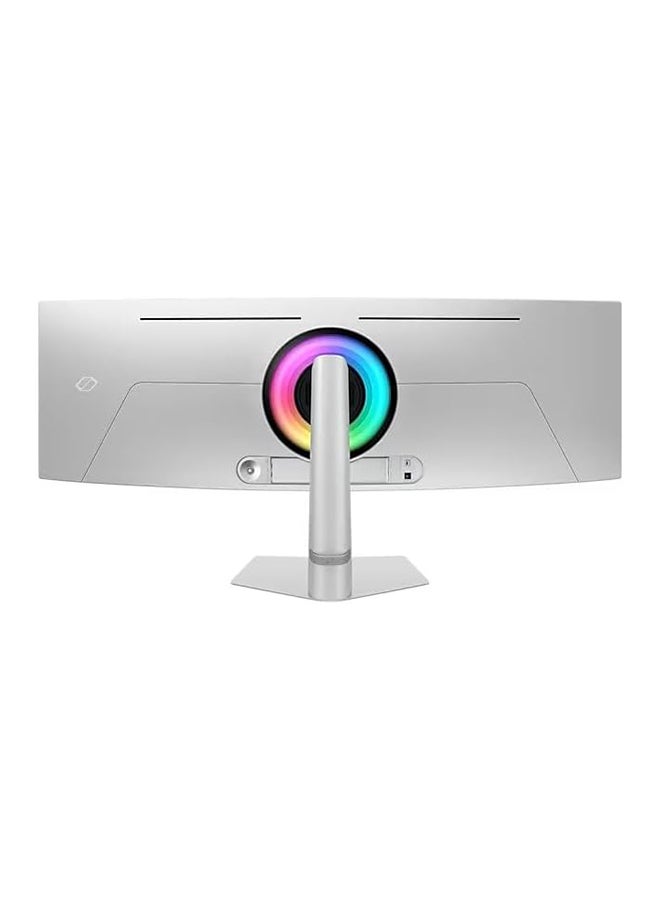 Samsung - Odyssey OLED G9 G93SC 49" Gaming Monitor with Electrifying Speed 0.03ms GTG response time & 240Hz Refresh rate, Curved 49" screen, AMD FreeSync Premium Pro. (New Launch) - LS49CG934SMXUE Silver - Image 1