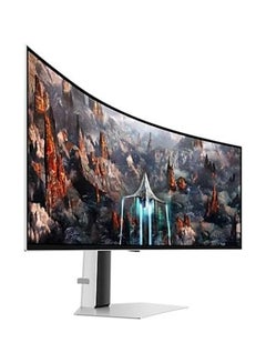 Samsung Odyssey OLED G9 G93SC 49" Gaming Monitor with Electrifying Speed 0.03ms GTG response time & 240Hz Refresh rate, Curved 49" screen, AMD FreeSync Premium Pro. (New Launch) - LS49CG934SMXUE Silver  - Image 3