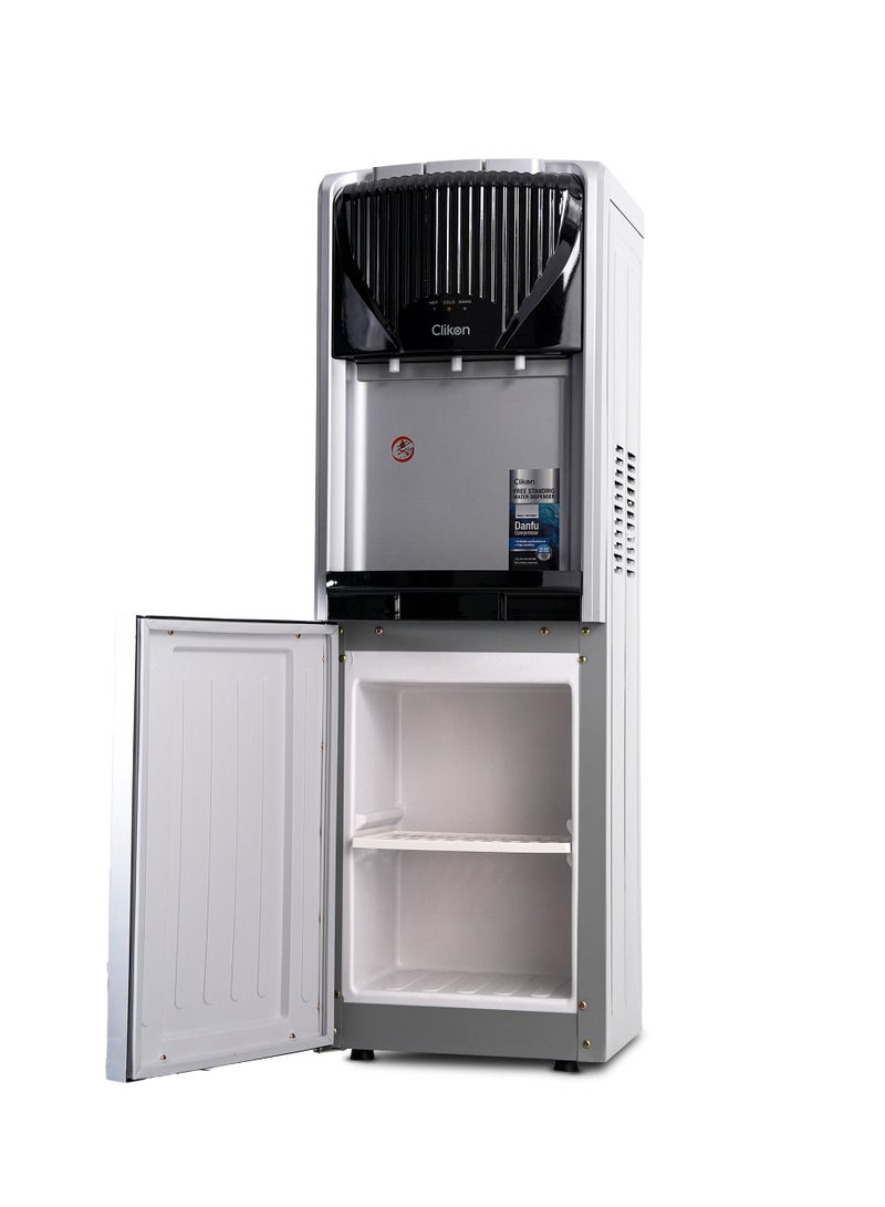 كليكون 3-Tap Water Dispenser With High-Efficiency Danfu Compressor – Hot, Cold & Normal Water ,2 Years Warranty CK4059 Black/Silver  - Image 5