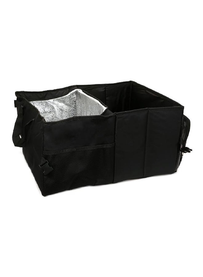Turtle wax 2 Section Collapsible Car-Specific Trunk Organizer with Cooler Black 12 x 21 x 15.5 Inch TW-OR104 - Image 2