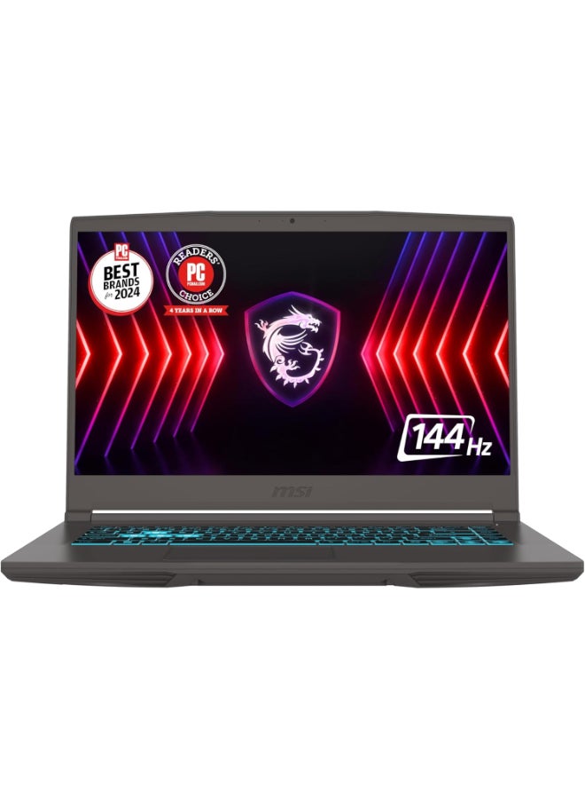 MSI THIN 15 Gamig Laptop With 15.6-Inch FHD Display, Core i5-13420H Processor/16GB RAM/1TB SSD/4GB NVIDIA Geforce RTX 2050 Graphics Card/Windows 11 Home English Cosmic Grey  - Image 1