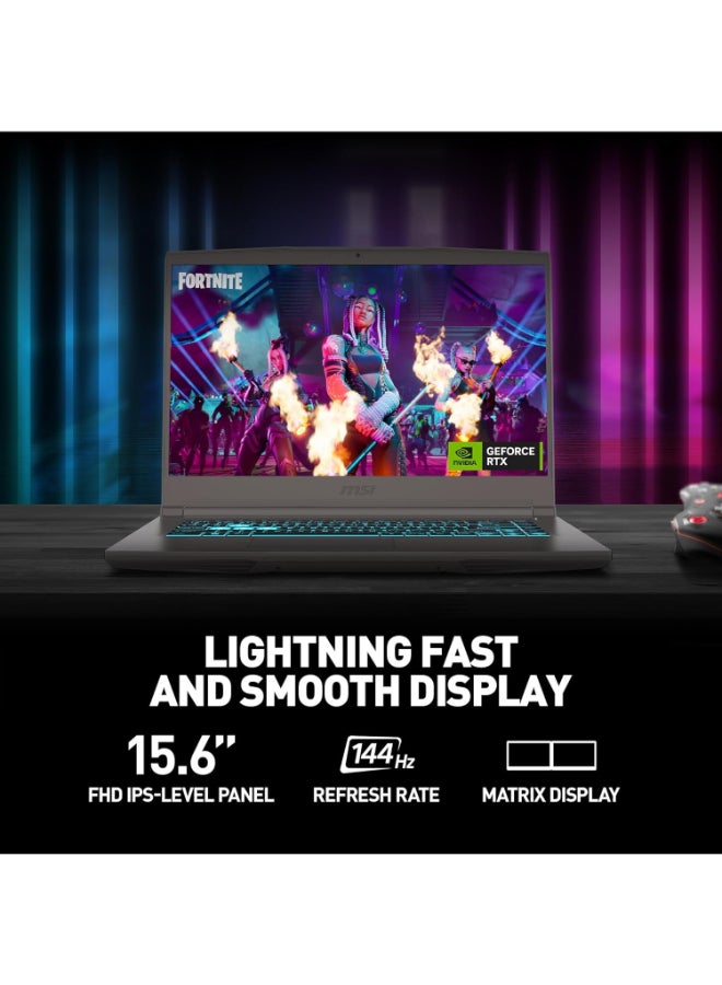 MSI THIN 15 Gamig Laptop With 15.6-Inch FHD Display, Core i5-13420H Processor/16GB RAM/1TB SSD/4GB NVIDIA Geforce RTX 2050 Graphics Card/Windows 11 Home English Cosmic Grey  - Image 5
