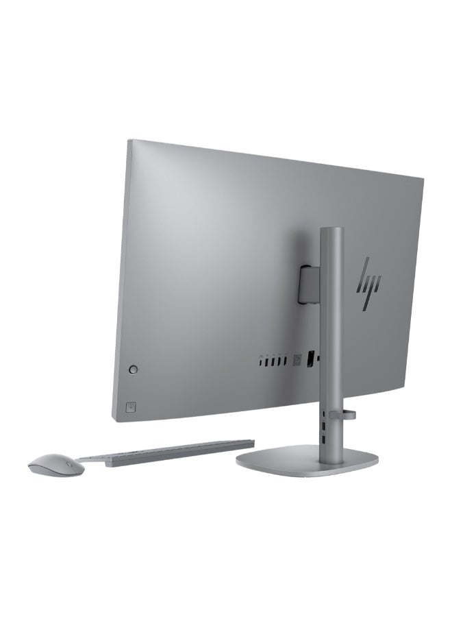 HP - OmniStudio X All-in-One Desktop AI PC With 31.5-Inch Display, Intel Ultra 7 155H Processor/32GB RAM/1TB SSD/6GB Nvidia Geforce RTX 4050 Graphics Card/Windows 11 With  Keyboard & Mouse Combo English/Arabic Silver - Image 1