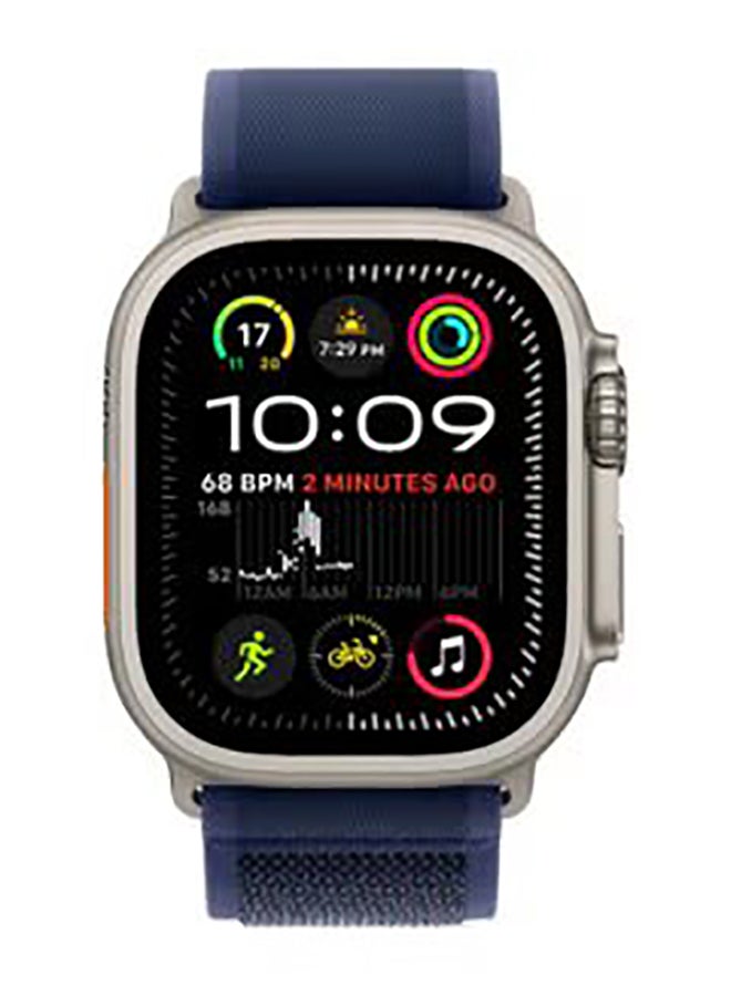 Apple Renewed - Ultra 2 (2024) GPS + Cellular 49mm Case With Navy Ocean Band Natural Titanium - Image 2