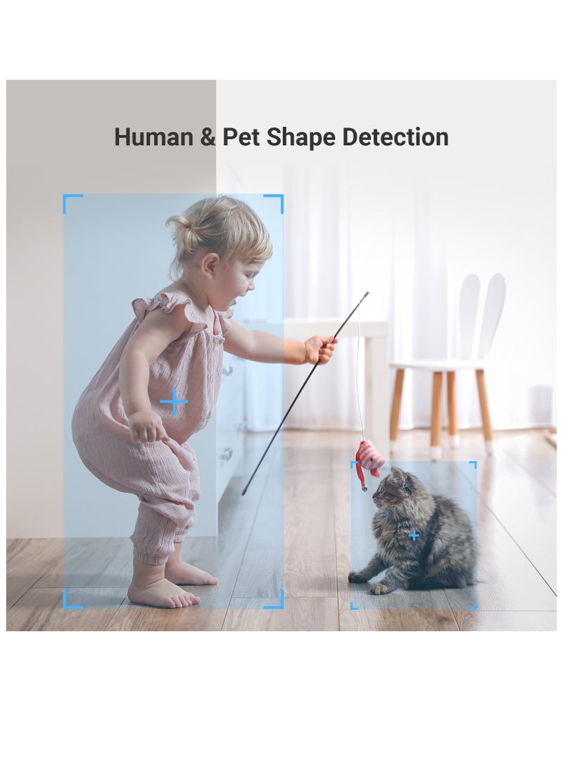 EZVIZ - C7 Dual-Lens 2K+ Indoor Security Camera, Dual Band, 10M Starlight Color Night Vision, Pan Tilt, Human/Pet Detection, Auto Tracking, Two Way Calling, Patrol Mode, Alarm, Alexa & Google Control - Image 1