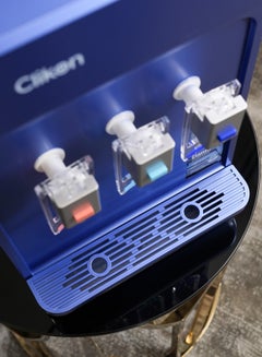 كليكون Tabletop Water Dispenser With 3 Taps & Danfu Compressor – Hot, Cold & Normal Water,2 Years Warranty CK4061 blue  - Image 5