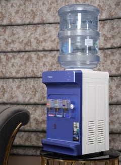 كليكون Tabletop Water Dispenser With 3 Taps & Danfu Compressor – Hot, Cold & Normal Water,2 Years Warranty CK4061 blue  - Image 4