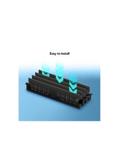Lexar DDR4 8GB 288 PIN U-DIMM 3200Mbps, CL22, 1.2V- BLISTER Package  - Image 2