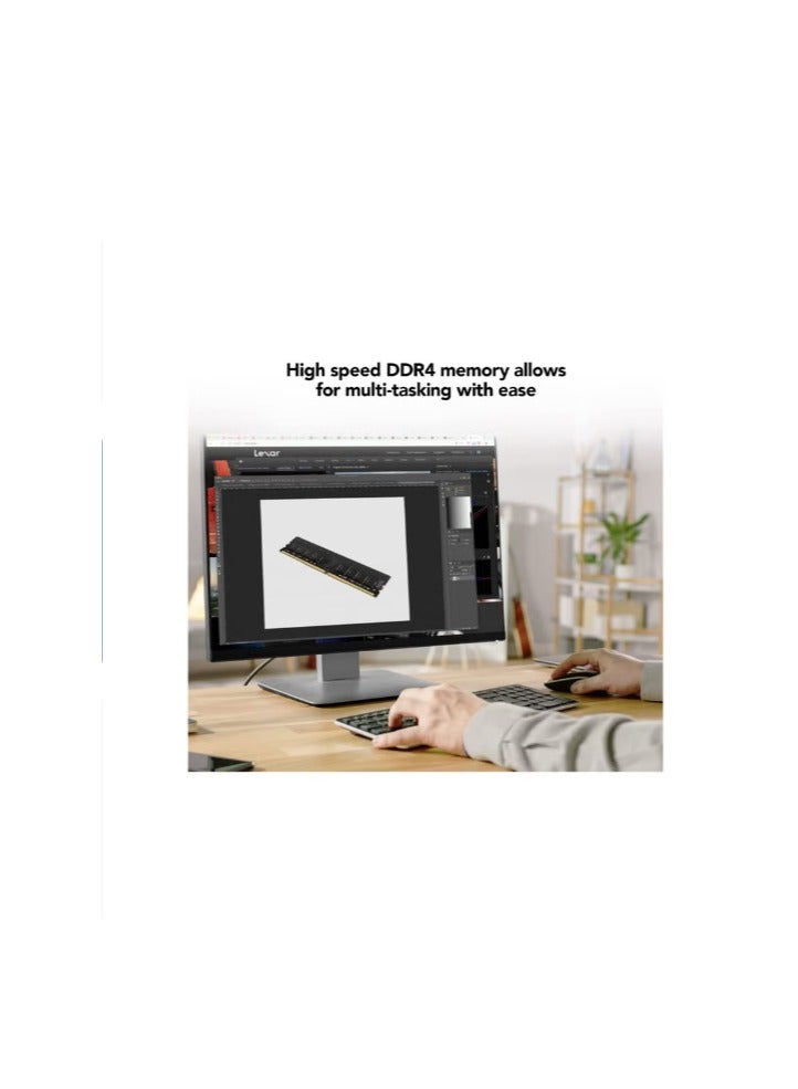 ليكسار - DDR4 16GB 288 PIN U-DIMM 3200Mbps, CL22, 1.2V- BLISTER Package - Image 1
