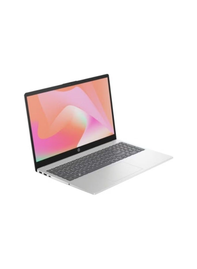 إتش بي - 15-fd0021nx Laptop With 15.6 Inch Full HD (1920x1080) Display, Core i3- 1315U Processor/8GB DDR4/512GB SSD/Windows 11 Home/Intel Iris XE English/Arabic Silver - Image 1