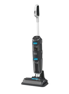 BLACK+DECKER Cordless Wet Dry Vacuum Cleaner and Mop, Vacuum & Wash Duo with Self-Cleaning, Edge Cleaning and Digital Display, Space-Saving Design, 180 W VW252BR-B5 Black/Blue  - Image 2