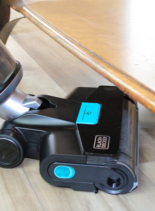 بلاك اند ديكر مكنسة كهربائية لاسلكية رطبة وجافة من بلاك+ديكر، مكنسة وغسالة ثنائية، خاصية التنظيف الذاتي، تصميم لتنظيف الحواف، شاشة رقمية، تصميم مدمج ويوفر المساحة، باللون الأزرق - VW252BR-B5 180 W VW252BR-B5 - Image 5