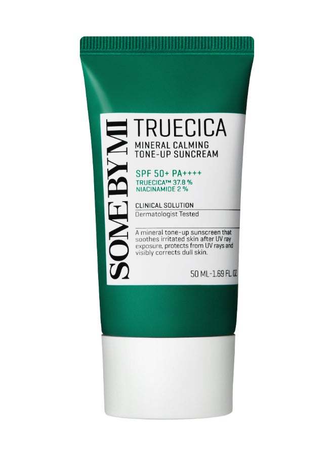 Some by Mi - Truecica Aqua Calmin G Suncream Red 50ml - Image 1