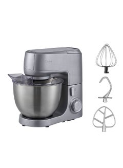 evvoli Stand Mixer, 6.5L Bowl Capacity, SUS Beater, Dough Hook, Multi Speed Control, Anti-Splash Guard, Dish Washer Safe 6.5 L 1200 W EVKA-KM65S Silver  - Image 1