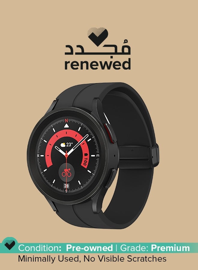 Samsung Renewed - Galaxy Watch 5 Pro 45mm Black Titanium - Image 1