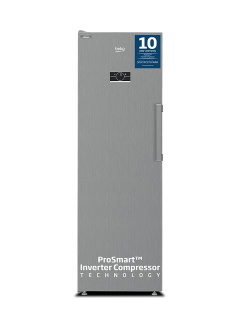 Upright Freezer 313 Liters Gross(286 Net) Capacity, Single Door, No Frost, Low noise, Reversible Door, Smooth Fit, 10 Years Warranty on ProSmart Inverter Compressor RFNE360X Titanium Inox