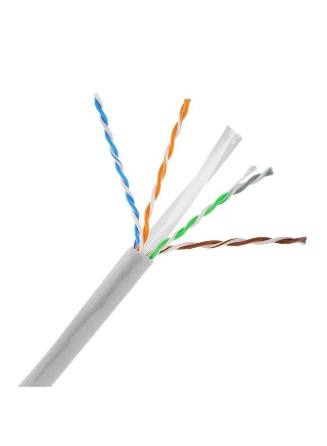 HIKVISION Network Cable CAT6 U/UTP (CCA, 305m, 0.57mm) Cat6 UTP - DS-1LN6UU/CCA | Grey  - Image 1
