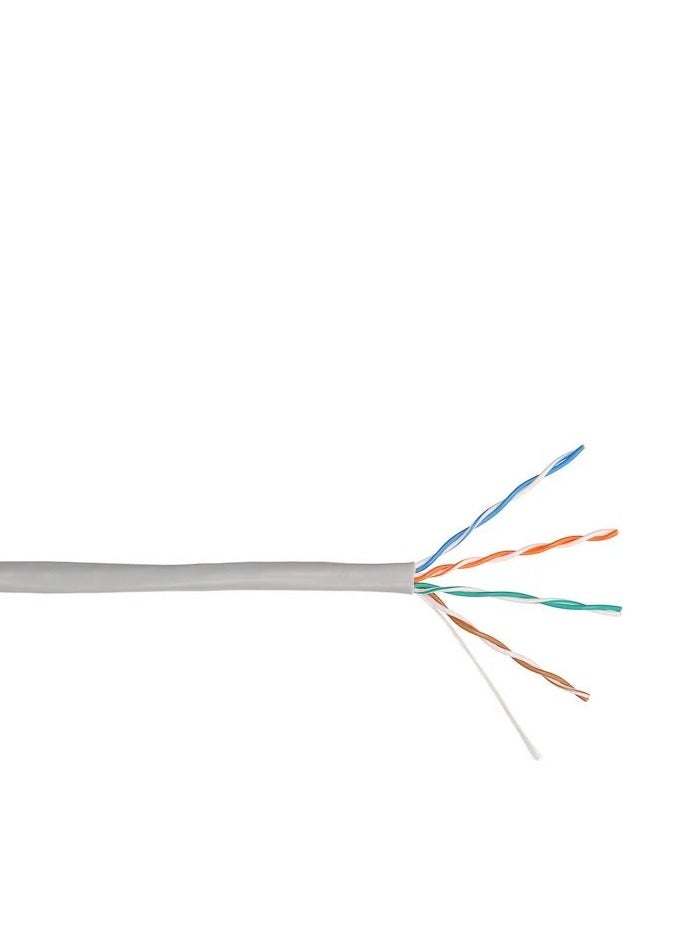 HIKVISION Network Cable CAT6 U/UTP (CCA, 305m, 0.57mm) Cat6 UTP - DS-1LN6UU/CCA | Grey  - Image 2