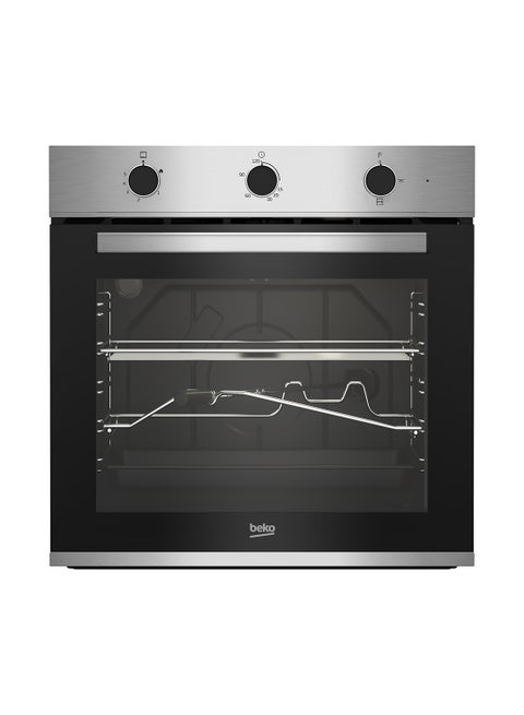 60cm Builtin Gas Oven, 72 liters Oven Capacity, Mechincal Timer, A+ Energy Rating BBIGT22100XML Stainless Steel