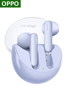 أوبو Enco Air 3 Bluetooth Earbuds, Truly Wireless, Half-In-Ear Design, Ultra-Long Standby Time Purple  - Image 1