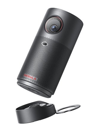 NEBULA Capsule Air Google TV Projector, Officially Licensed Netflix, 720p Smart Mini Projector with Wi-Fi and Bluetooth, 2 Hours of Playtime, Dolby Digital, Ultra Portable for Any Space D4112211 Black - pnsku/N70135532V/45/_/1750405343/9e7db25d-1f06-4aa8-b020-8e8739080303
