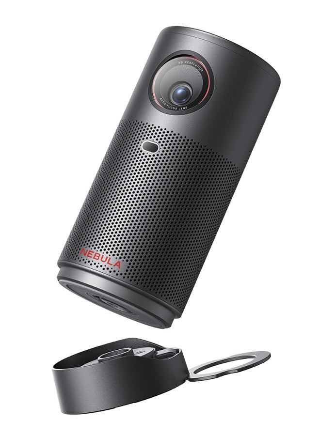 Nebula NEBULA Capsule Air Google TV Projector, Officially Licensed Netflix, 720p Smart Mini Projector with Wi-Fi and Bluetooth, 2 Hours of Playtime, Dolby Digital, Ultra Portable for Any Space D4112211 Black  - Image 1