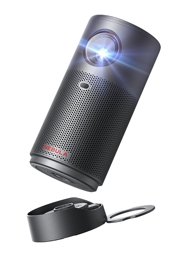 Nebula NEBULA Capsule Air Google TV Projector, Officially Licensed Netflix, 720p Smart Mini Projector with Wi-Fi and Bluetooth, 2 Hours of Playtime, Dolby Digital, Ultra Portable for Any Space D4112211 Black  - Image 2