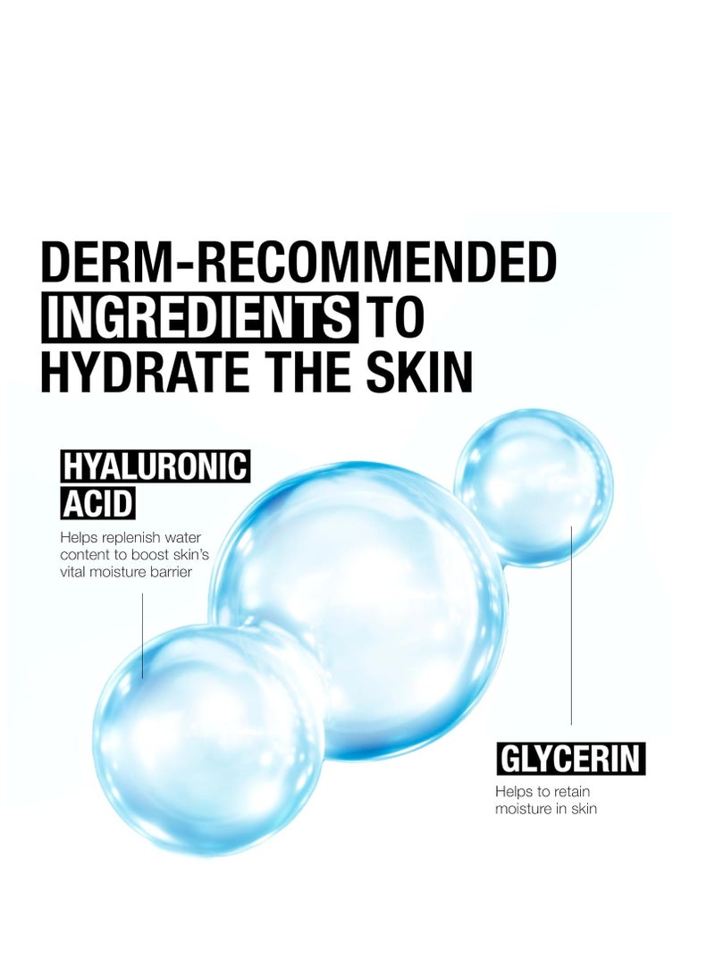 نيوتروجينا Hydro Boost Fragrance Free Hydrating Gel Facial Cleanser with Hyaluronic Acid, Daily Foaming Face Wash & Makeup Remover, Gentle Face Wash, Non-Comedogenic, 7.8 fl. Oz 230 mlml - Image 5