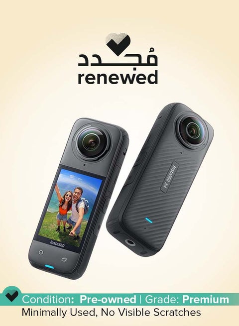 Renewed - X4-8K Waterproof 360 Action Camera