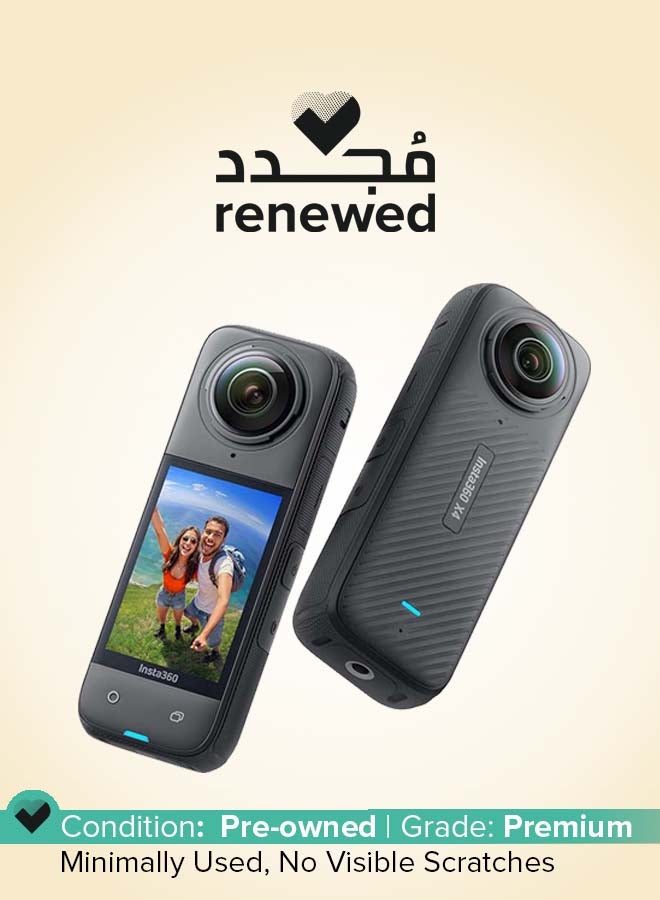 Insta360 - Renewed - X4-8K Waterproof 360 Action Camera - Image 1