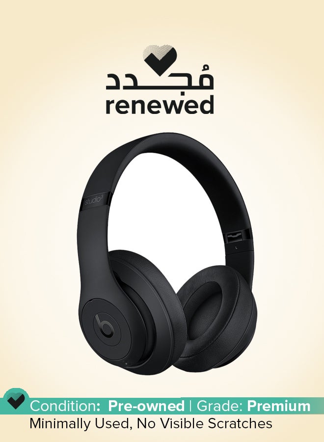 بيتس - Renewed - Studio 3 Wireless Over-Ear Headphones Matte Black - Image 1