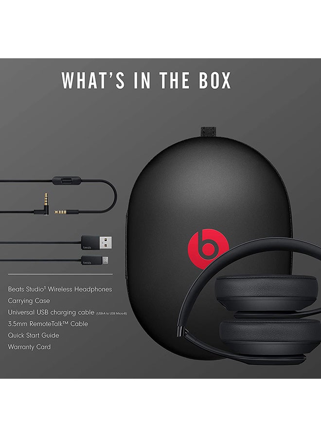 بيتس - Renewed - Studio 3 Wireless Over-Ear Headphones Matte Black - Image 1