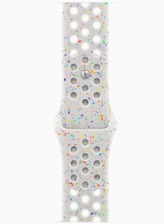 Apple Watch Series 10 GPS 46mm Sliver Aluminium Case With Pure Platinum Nike Sport Band Silver  - Image 3