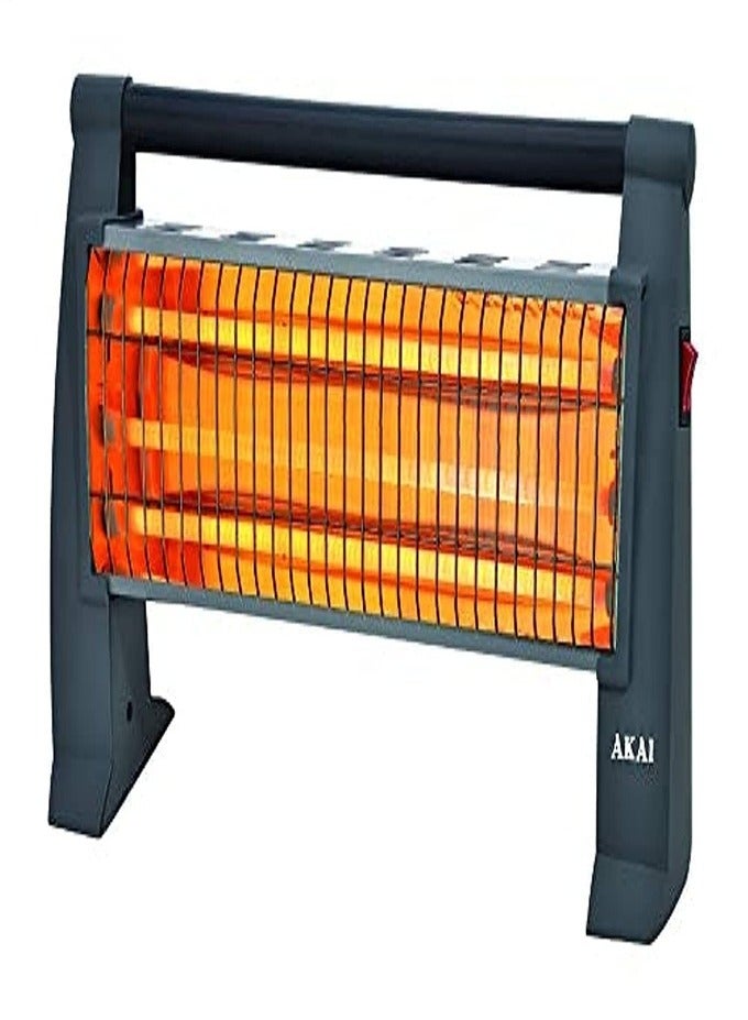 أكاي Electric Heater 3 Candles 1500 W AK-2820 Black - Image 1