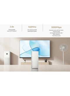 Mi Mesh Router System AX3000 – High-Speed Wi-Fi 6, Dual-Band 3000 Mbps, Seamless Mesh Networking, MU-MIMO & OFDMA, Wide Coverage, Gigabit Ports, Smart Control via Mi Home App | White - pnsku/N70135594V/45/_/1734339715/59000c20-3b12-432b-9d23-96ccd921dd5e