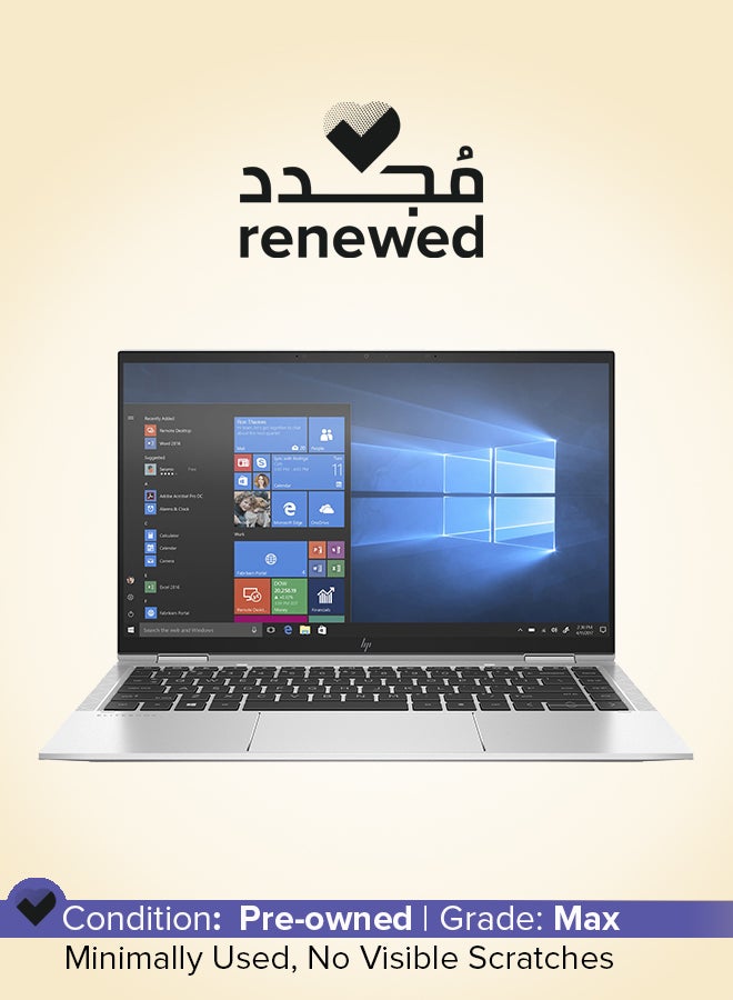 HP - Renewed - EliteBook x360 1040 G7 With 14-Inch Touch Screen Display,Intel Core i7/10th Gen/16GB RAM/512GB SSD/Intel UHD Graphics/Windows 10 Pro English Silver - Image 1