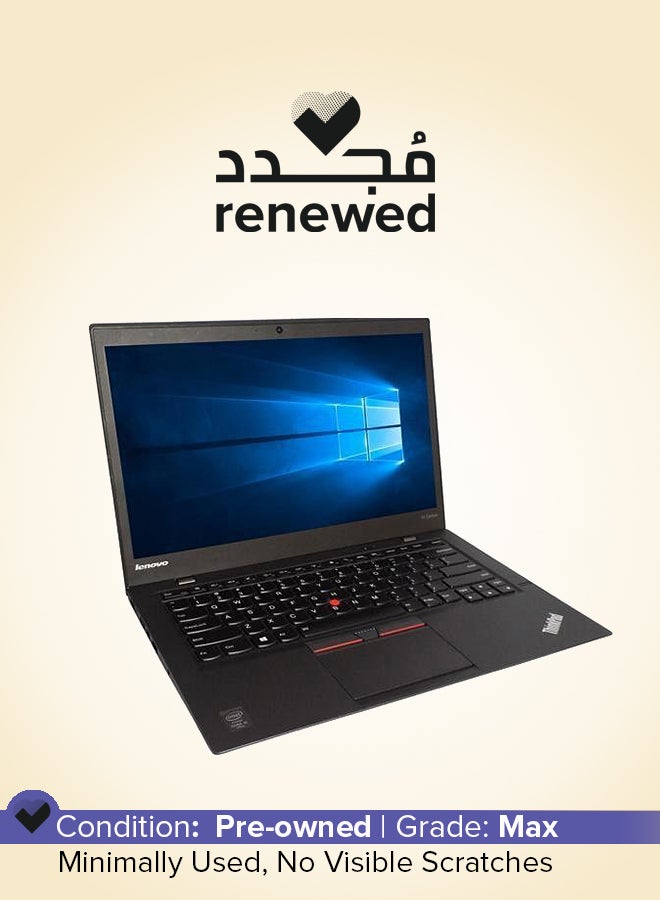 Lenovo Renewed - ThinkPad X1 Carbon With 14-Inch FHD Display,Intel Core i7 5500U/Dual Core/3rd Gen/8GB RAM256GB SSD/Windows 10 English Black - Image 1