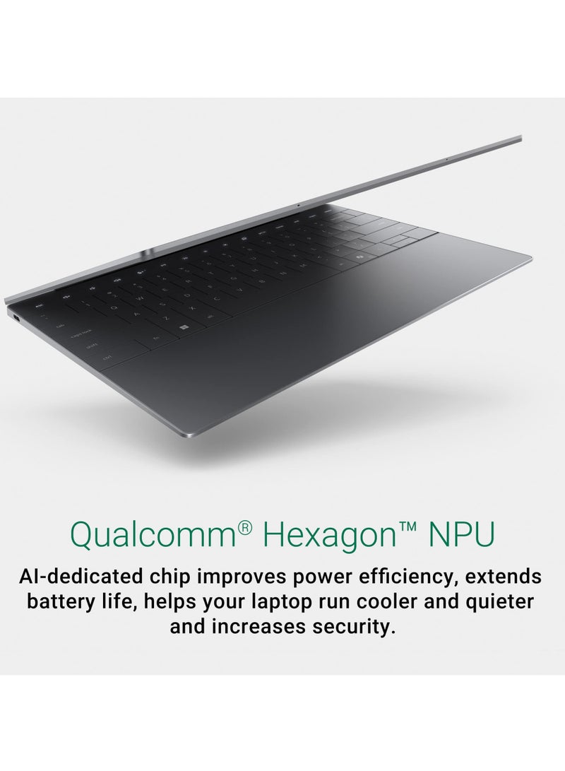 DELL - XPS 13 - Copilot+ PC 13.4-Inch OLED Touch-Screen Laptop, Snapdragon X Elite Processor/16GB RAM/2TB SSD/Intel Iris XE Graphics/Windows 11 Home English Graphite - Image 1
