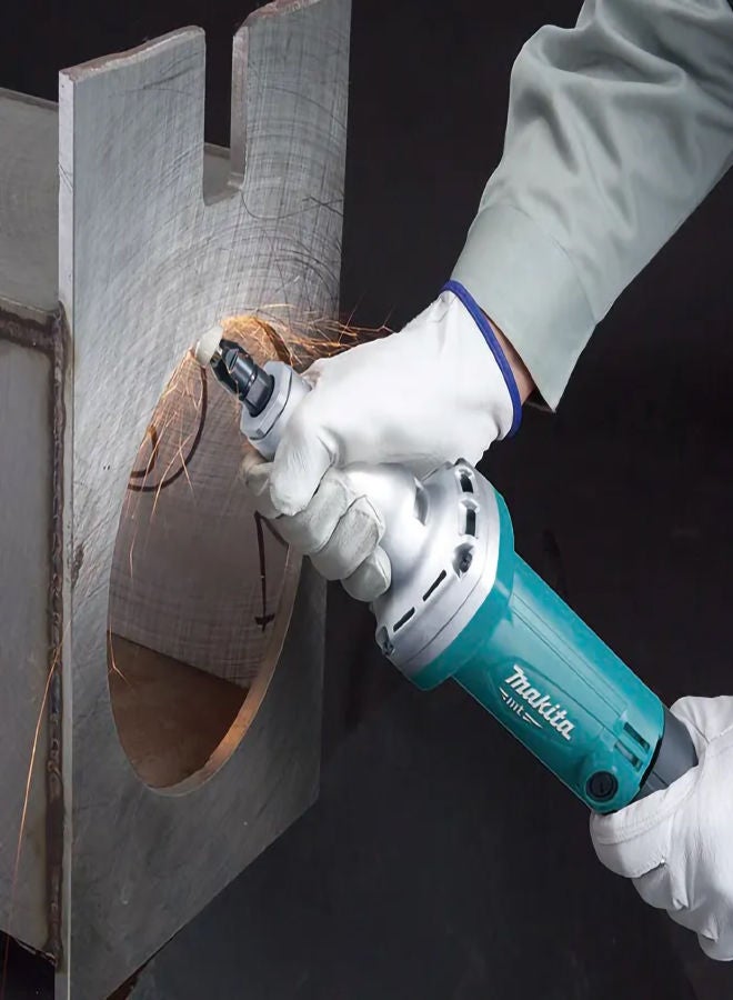 ماكيتا Makita M9100 Electric Die Grinder, 6Mm(1/4 Inch), 480W, 33000Rpm, 1.4Kg Green  - Image 4