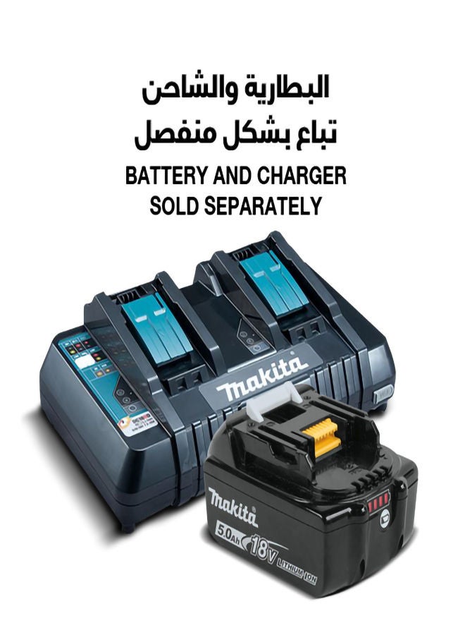 ماكيتا Makita Dga700Zk Cordless Brushless Grinder Machine, 7 Inch , Large Trigger Switch, 36V, 6Kg Green  - Image 4