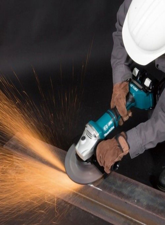 ماكيتا Makita Dga700Zk Cordless Brushless Grinder Machine, 7 Inch , Large Trigger Switch, 36V, 6Kg Green  - Image 5