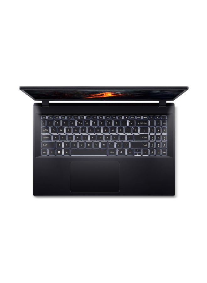 أيسر Nitro V15 Laptop With 15.6-Inch FULL HD (1920X1080) 144Hz Display, Ryzen 7-7735HS Processor/16GB RAM DDR4/512GB SSD/6GB Nvidia Geforce RTX 3050 Graphics Card/DOS(Without Windows) + Acer 15.6 Lite Backpack English/Arabic Black  - Image 4