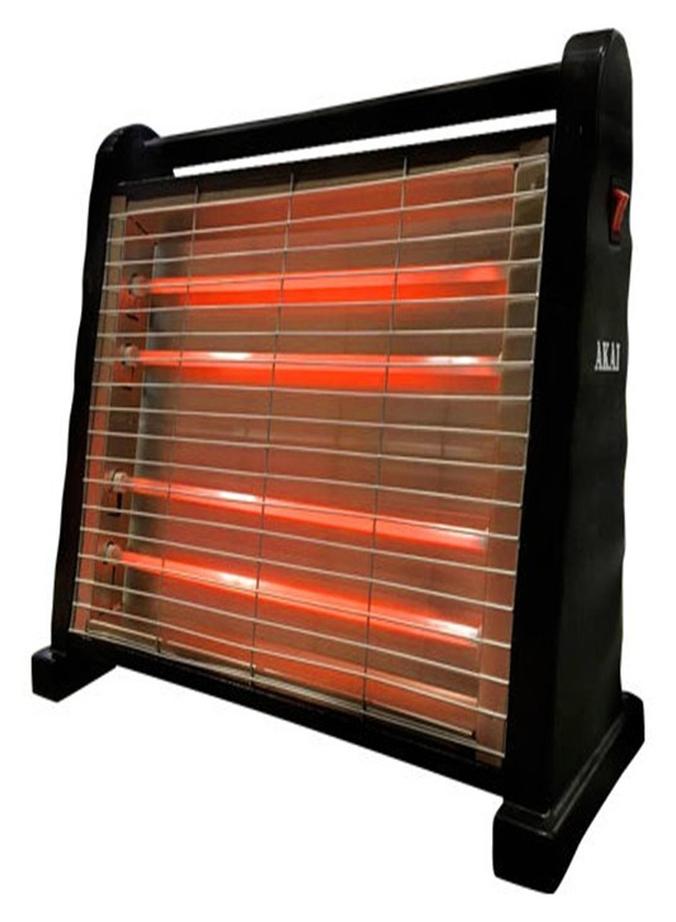 AKAI Electric Heater 4 Candels  - 2000 W AK-2050 Black - Image 1