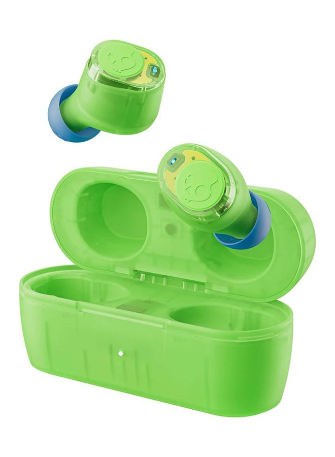 Skullcandy - Jib True Wireless In-Ear Earbuds With Charging Case Transparency - Limited Edition Clear Green/Blue - Image 1